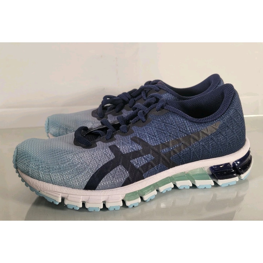 Asics Womens Gel Quantum 180 4 1022A098 Blue Running Shoes Sneakers Size 5